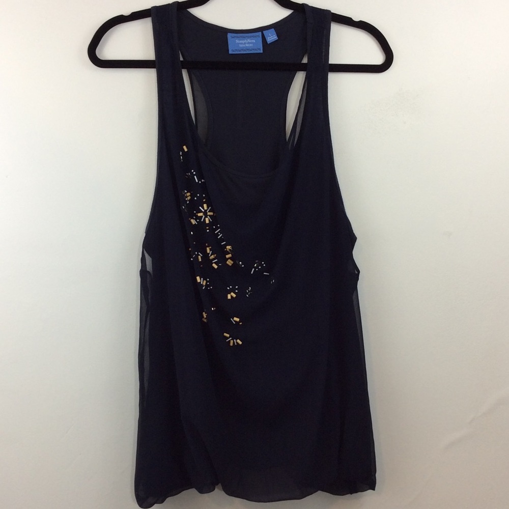 Simply vera| racerback| keyhole